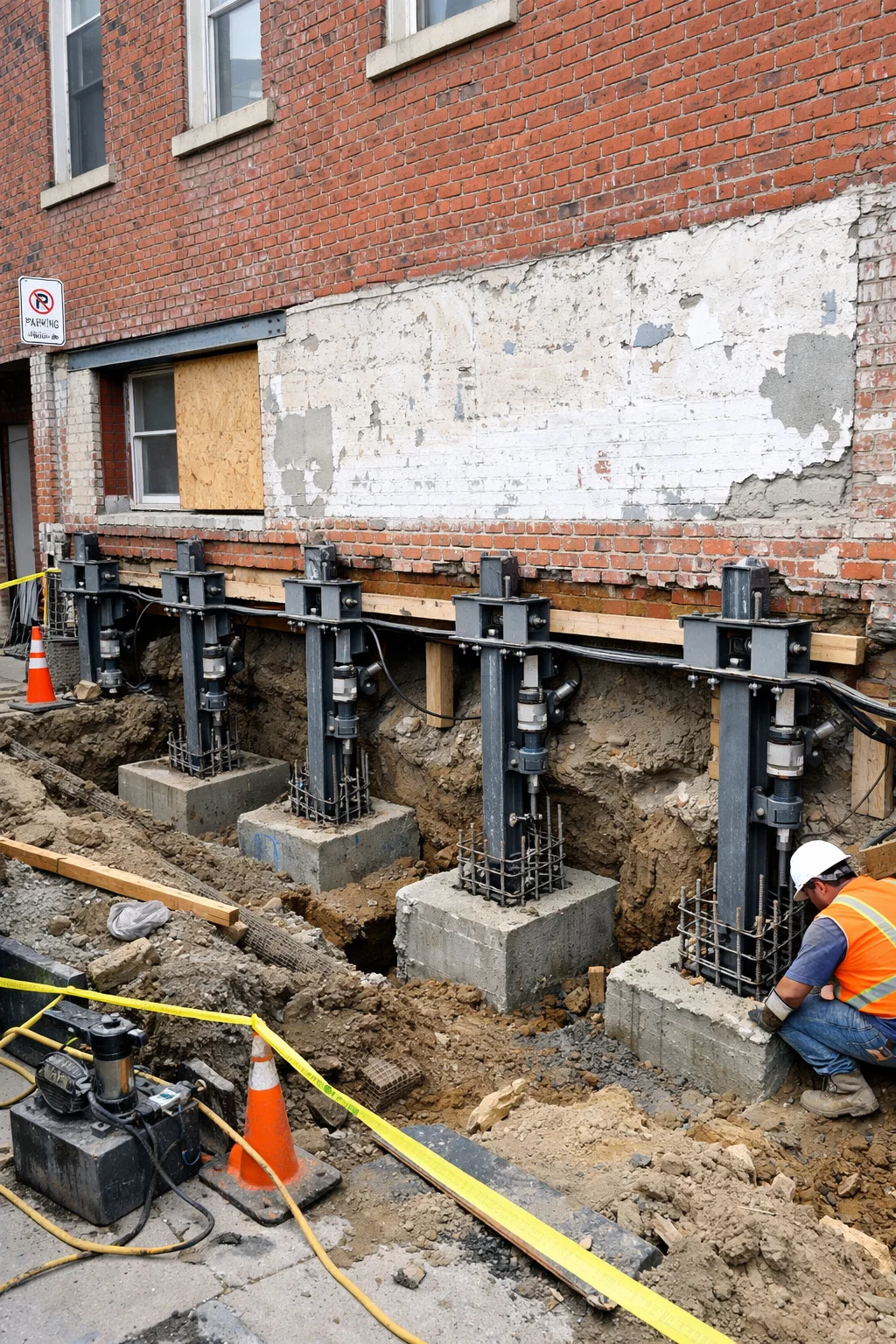 Underpinning contractors stabilising foundations in Lincolnshire