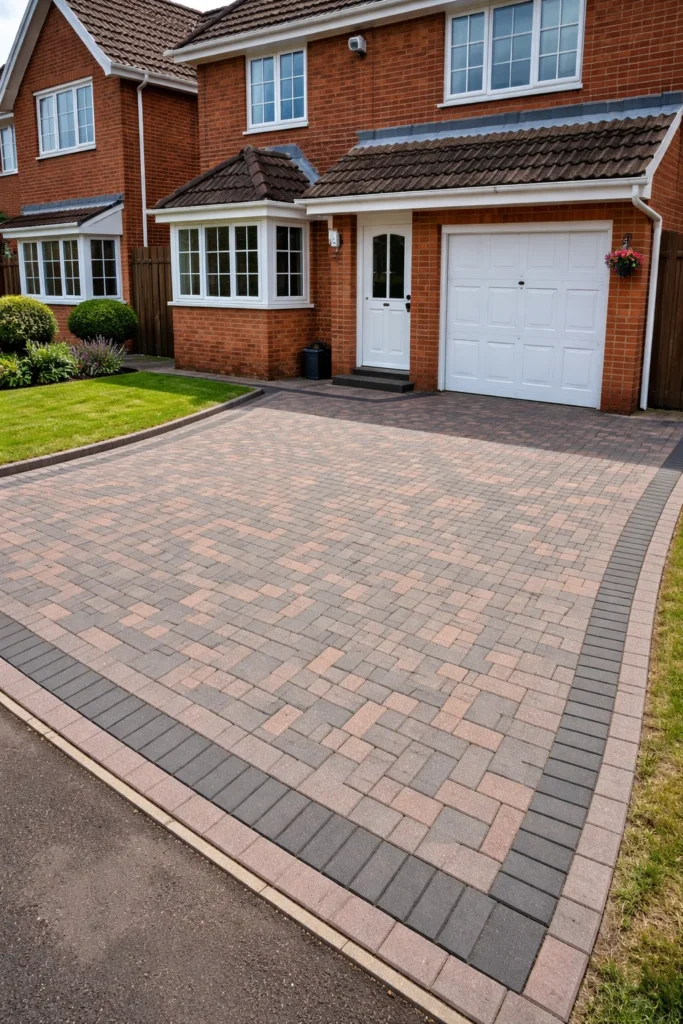 Driveway construction in progress on a Rutland property